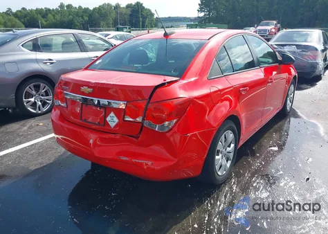 2016 Chevrolet Cruze Limited Ls Auto из США, поврежденный, VIN 1G1PC5SH2G7204623